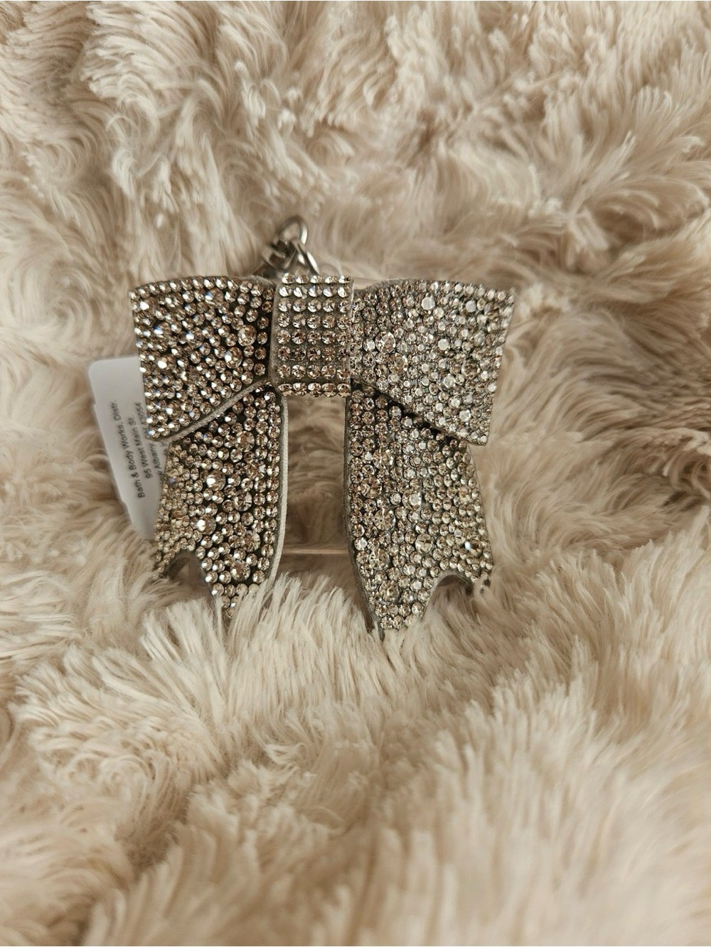 Bath & Body Works Rhinestone Bow hand sanitizer holder